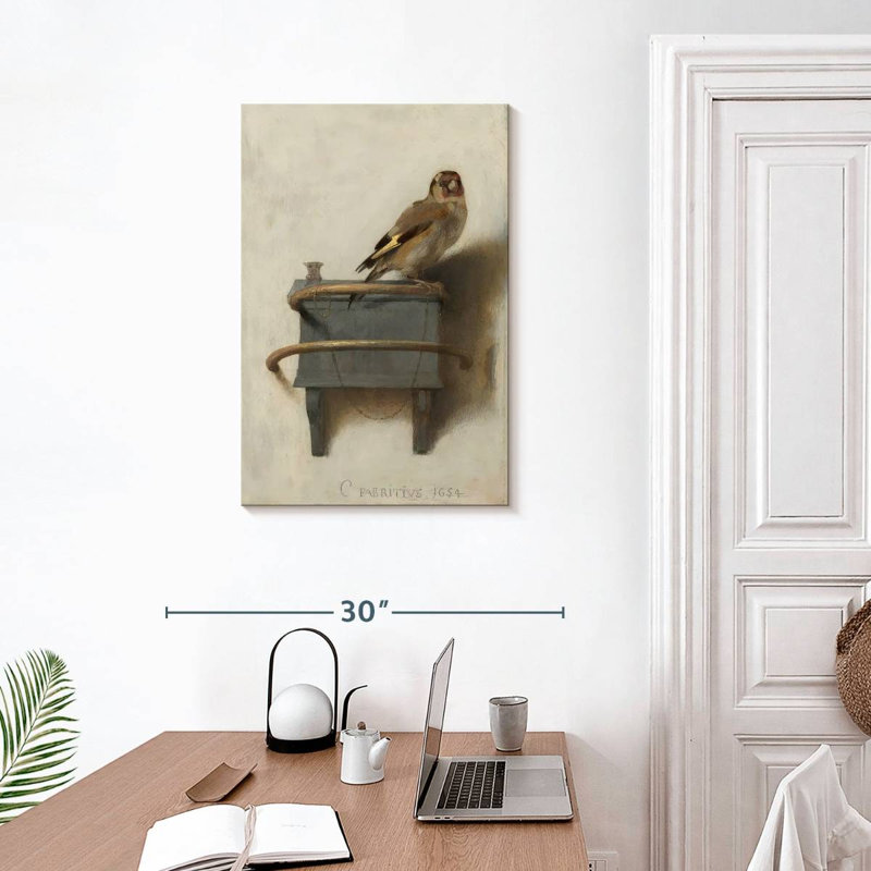 Brampt The Goldfinch 1654, 30" H x 20" W