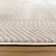 Tapis d'intérieur à motif géométrique beige Mickle Dearra