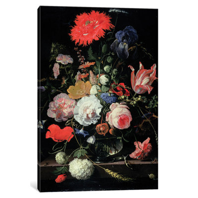 " Flower-piece " by Abraham Mignon