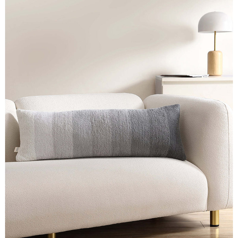 Ombre Lumbar Pillow Cover & Insert, Granite Ombre