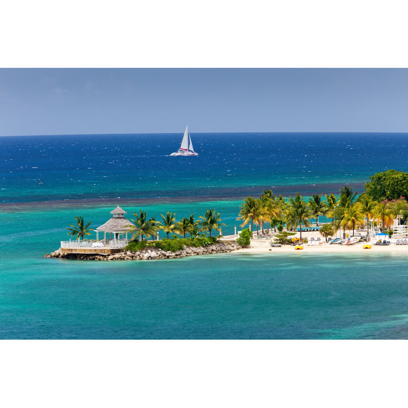 Ocho Rios, Jamaica - Wrapped Canvas Print, 20cm H x 30cm W x 3.8cm D