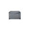 Table de chevet House Beatrice, gris anthracite et finition gris clair