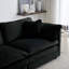 Canapé 3 places Mid-Century moderne avec 2 accoudoirs et 3 coussins décoratifs-1192266930-1192266931-1192266935