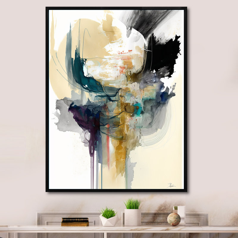 Alizarin Command III - reproduction sur toile, H 32 po x l 16 po x P 1 po, Toile avec cadre flottant noir