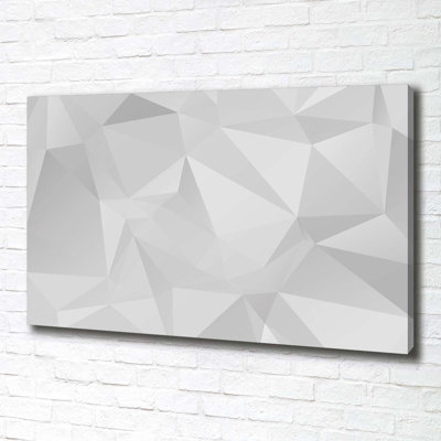 Abstraction Triangles - No Frame Print on Canvas