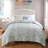 Greenland Home Fashions Marina 2-Piece Twin Size Seafoam Coverlet Set, 68x88 Inch-1343762263-1406988960
