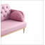 Canapé-causeuse avec motif tulipe en polyuréthane moderne - rembourré 2 places - tulipe 2 - coussins à motif