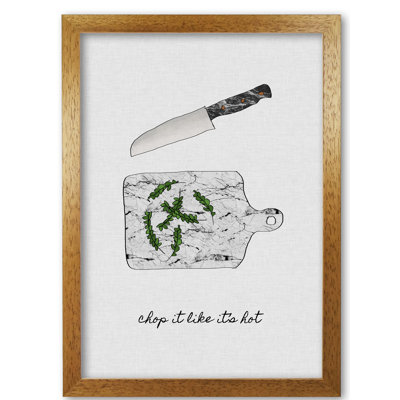 Chop It Kitchen 1 Piece Wall Art