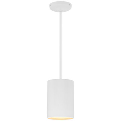 Luminaire suspendu cylindrique à 1 lumière