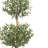 53'' Faux Olive Tree Topiary in Pot