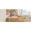 Lit maison, lit double avec porte et garde-corps pleine longueur, conception multifonctionnelle-1134095083-1134095087