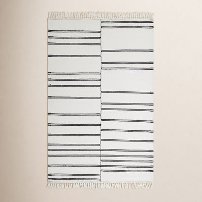 Favina Hand-Woven Striped Rug
