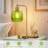 Green Glass Table Lamps With Usb A&C Ports Set Of 2 For Bedroom-1963739383-1963739380