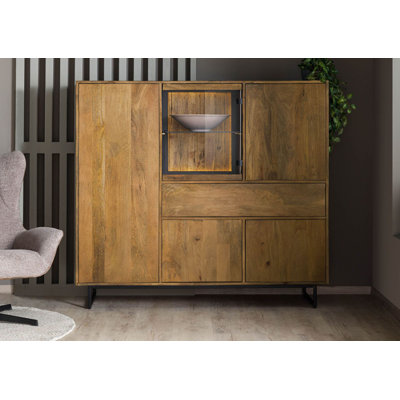 DAVIS 160cm Solid Wood Sideboard