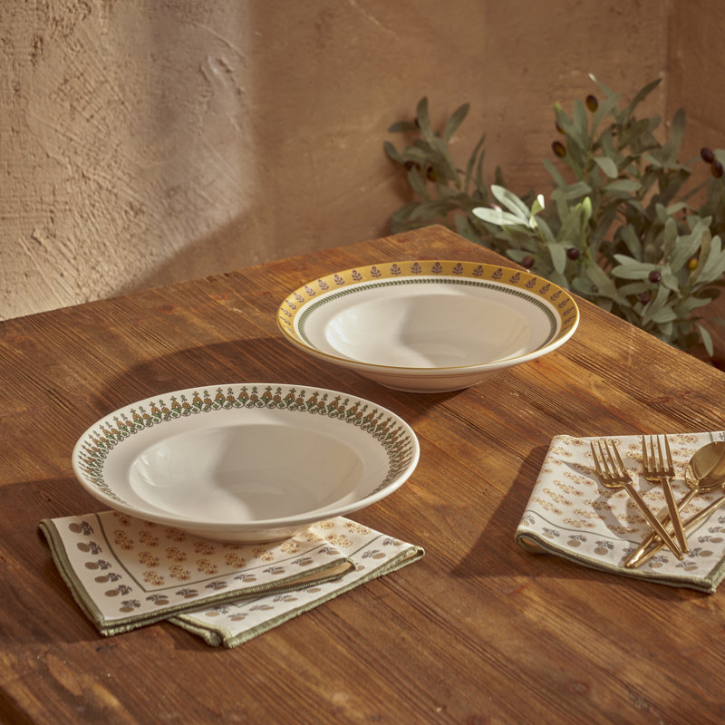 Bol à pâtes indien en porcelaine