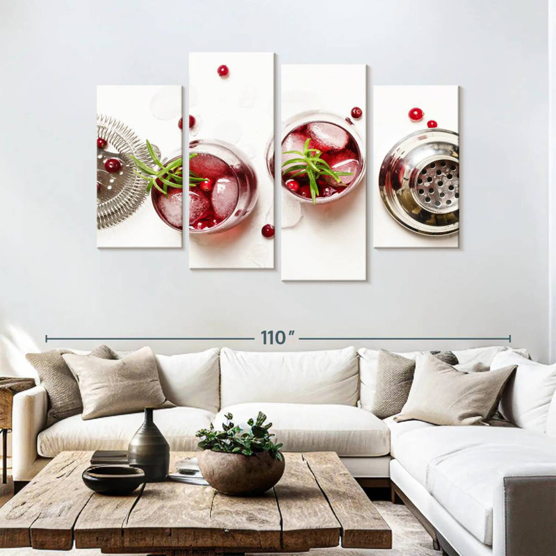 Yarlin Cranberry Cocktail Mix, 54" H x 84" W