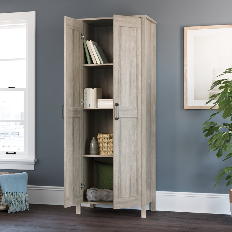 Colton 4 - Shelf Storage Cabinet, Spring Maple