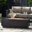 Foyer rectangulaire rectangulaire en fer gris foncé 50 000
