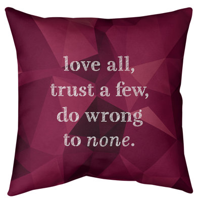 Reversible Throw Pillow