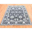 Tapis turc vert en laine nouée à la main 6 pi 1 po x 9 pi Kombu OChakc