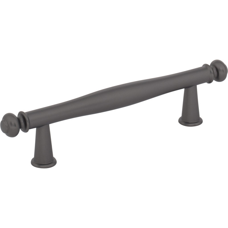 Coddington Bar Pull, Ash Gray, 3 3/4" Center To Center