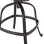 Tabouret pivotant en fonte d'aluminium l 21,60 po x P 25,50 po x H 48,81 po