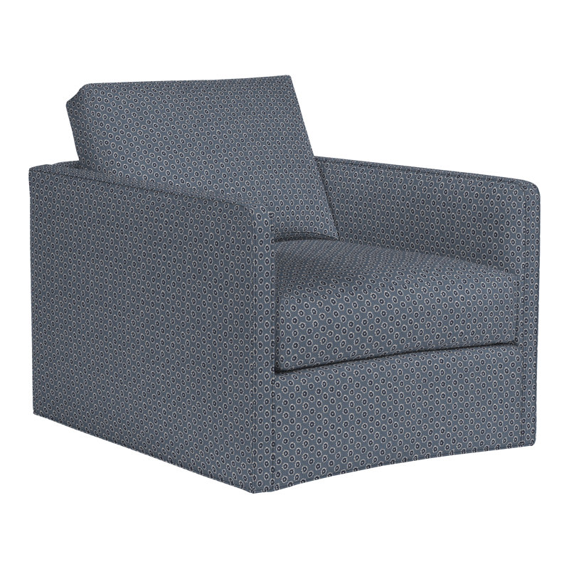 Chaise pivotante Wynne, Perigold Rise Indigo