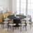 Solid Wood Dining Table Round Pedestal Kitchen Table-18914238-18914240