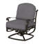 Florence Swivel Rocking Lounge Chair with Cushions-1028340992-1028341007