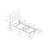 Bed, Twin Size, Upholstered, Frame Only, Bedroom, Juvenile, Youth, Light Grey Boucle, Transitional-1635088696