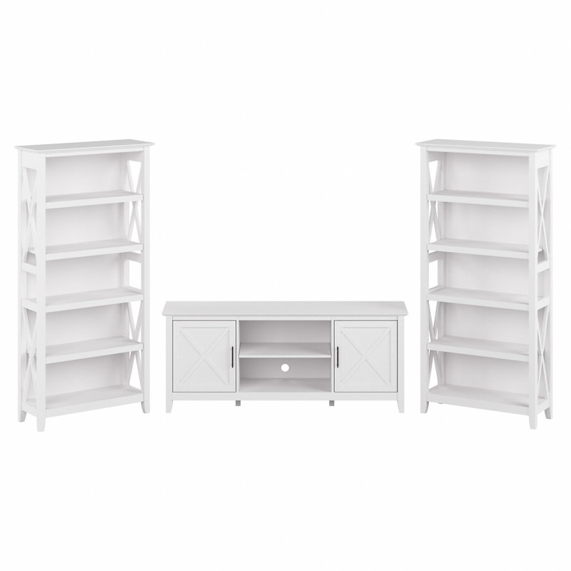 Centre média Veda 60W, Blanc