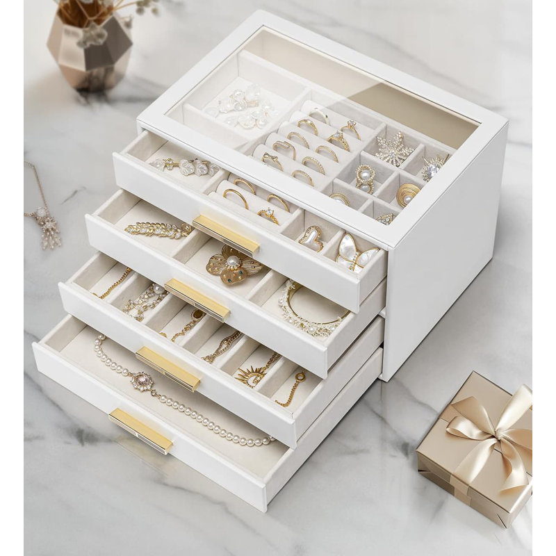 Jewellery Box +, White