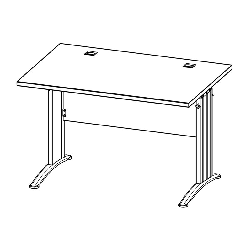 Master 120cm W Rectangular Writing Desk