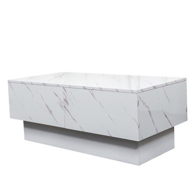 Coffee Table with Sliding Tabletop, Centre Table with Hidden Storage Compartment, Extendable Table  for Living Room