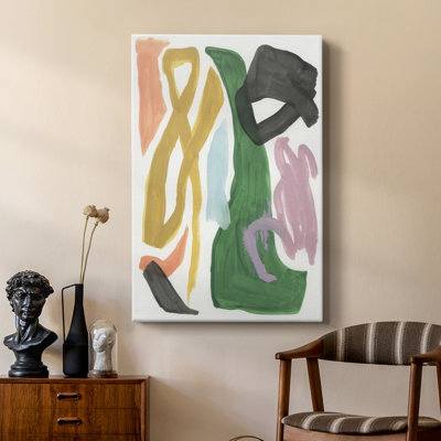 Colorful Serpentine I -Custom Wrapped Gallery Cavas