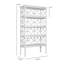 Étagère à livres H 70,5 "x l 41,5" Covertt-1631560575