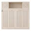 Grand lit escamotable avec armoires de rangement, beige-39405589-39405594