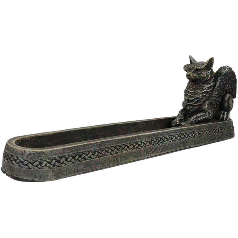 Figurine Alywin Ebros au clair de lune Remus stoïque assis Alpha Angel Wolf