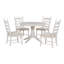 Ensemble de table de salle à manger extensible 5 pièces Trexm-129021013-129021017-129021018-129021019