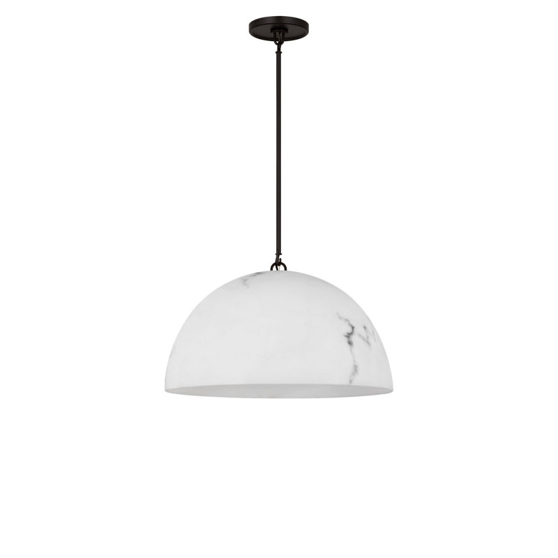 Savina Pendant, Aged Iron, 67.38" H x 12.63" W x 12.63" D