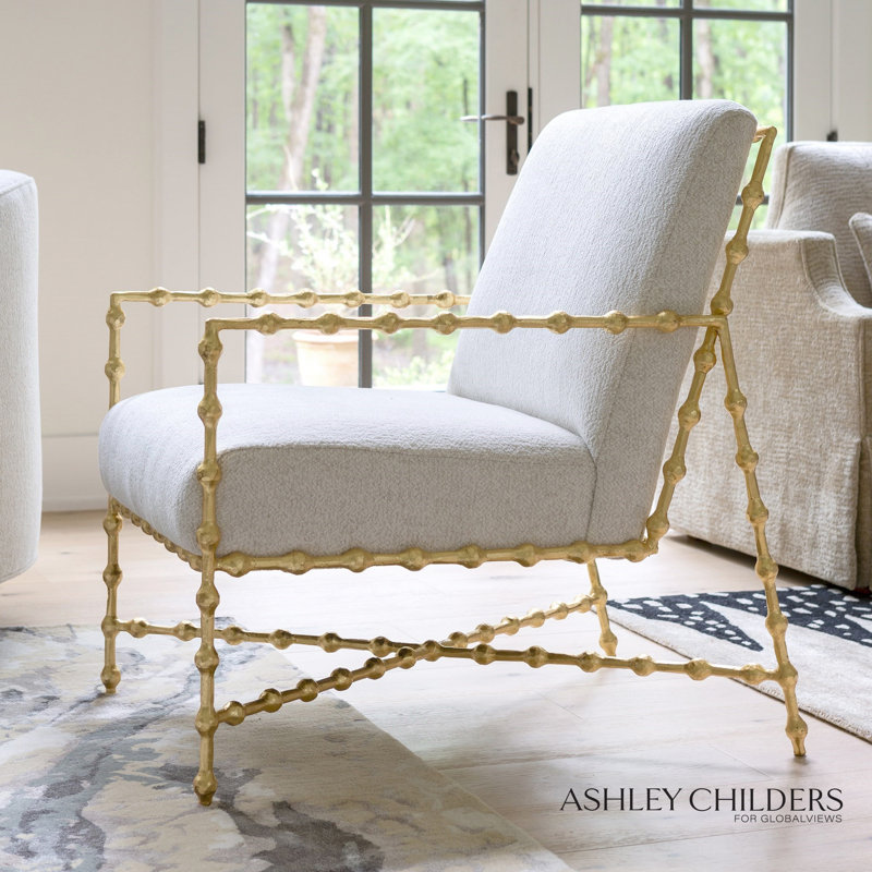 Elder Lounge Chair-Gold Leaf-Avoletta