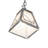 6" Square Revival Deco Mini Pendant