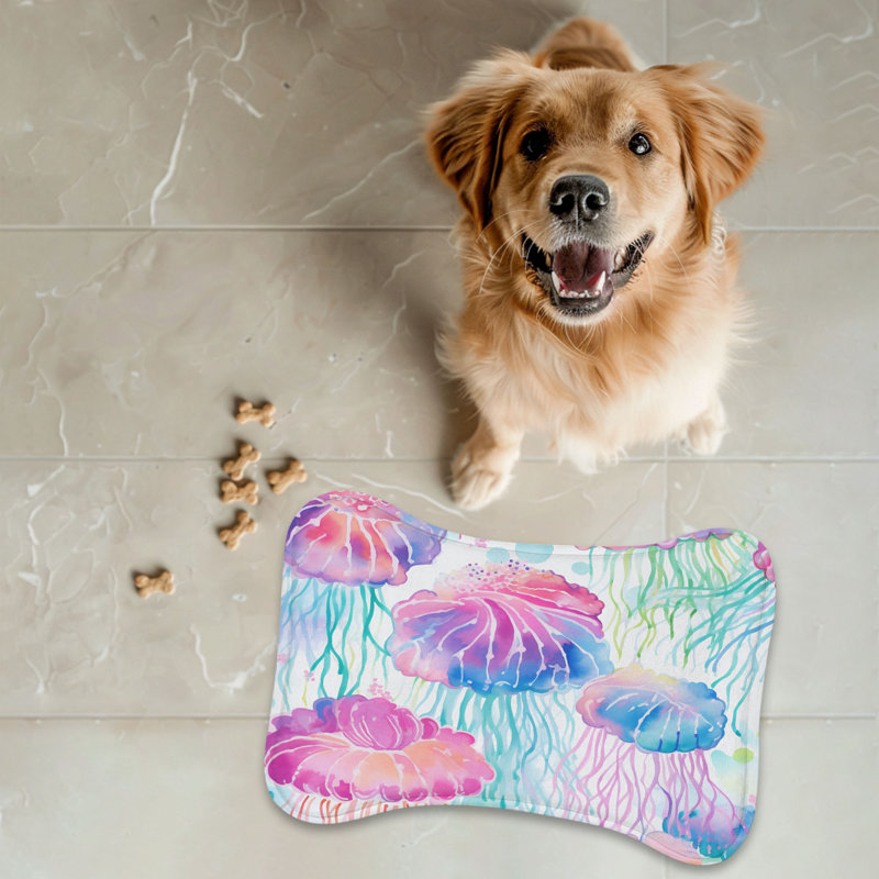 Elegant Marine Creatures - Tapis d'alimentation en os 1 pièce