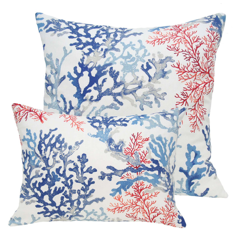 Outdoor Throw Pillow, 12" H x 18" W