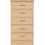 Nevada 5 Drawer Narrow Chest-1378679586