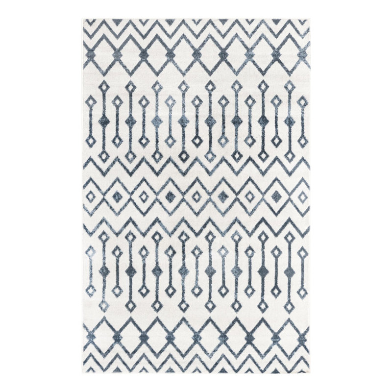 Alisah Geometric Indoor Rug, Rectangle 4'1" x 6'1"