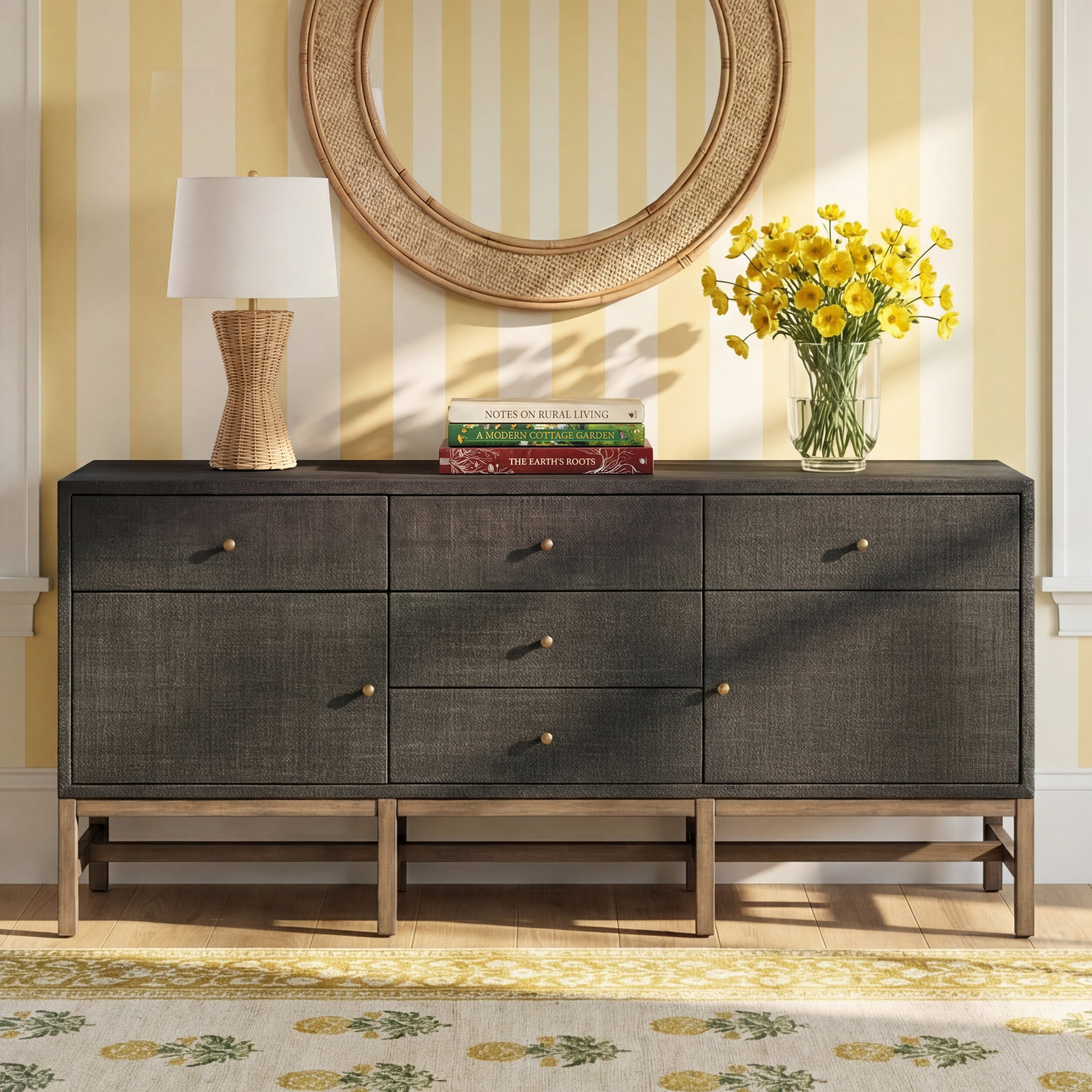 Hakana 78'' Sideboard, Black