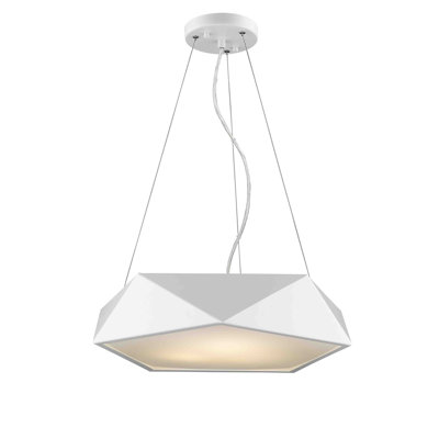 Luminaire suspendu géométrique 1 lumières unique Muller