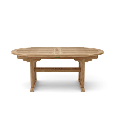 Kia Extendable Oval Teak Outdoor Folding Dining Table