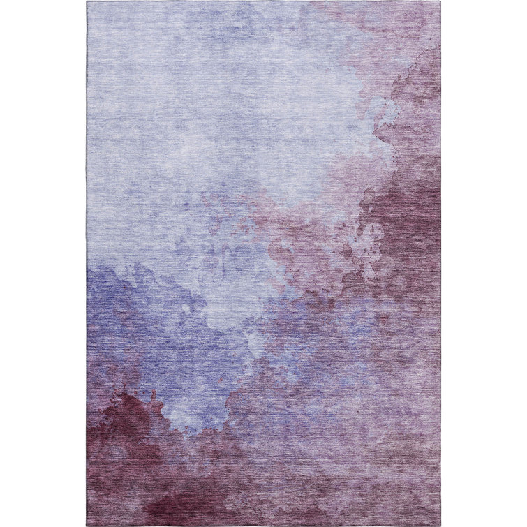 Premium Machine Washable Ducote AMF1138 Watercolors Rug
